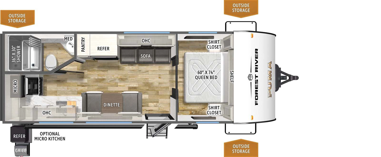 210RKCE Floorplan Image